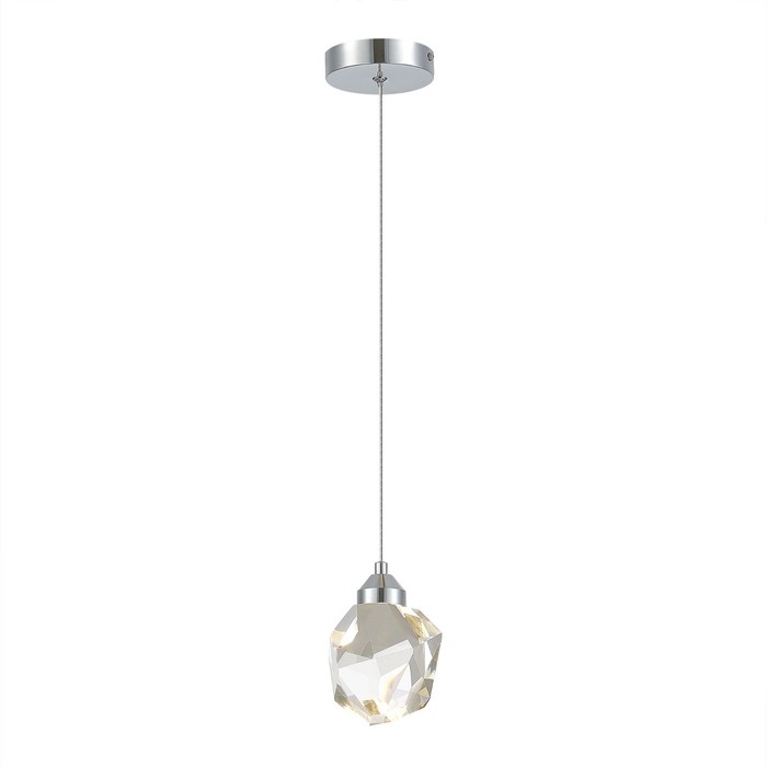 

Подвес St Luce. SL6114.103.01. Cascato. 1х3 Вт, LED, 3000K, 330 Lm, 12х12х100 см, цвет хром