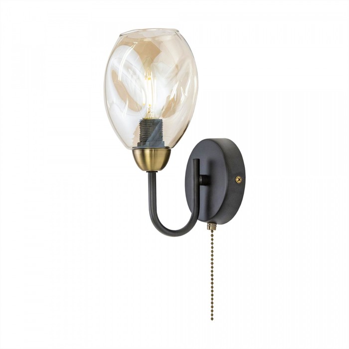 

Бра Citilux «Монтана» CL117315, 13х23 см, 1х40Вт, E14, цвет черный