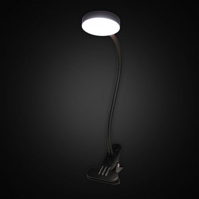 Лампа настольная офисная Citilux «Ньютон» CL803071N 8х27 см, 1х7Вт, LED, цвет черный