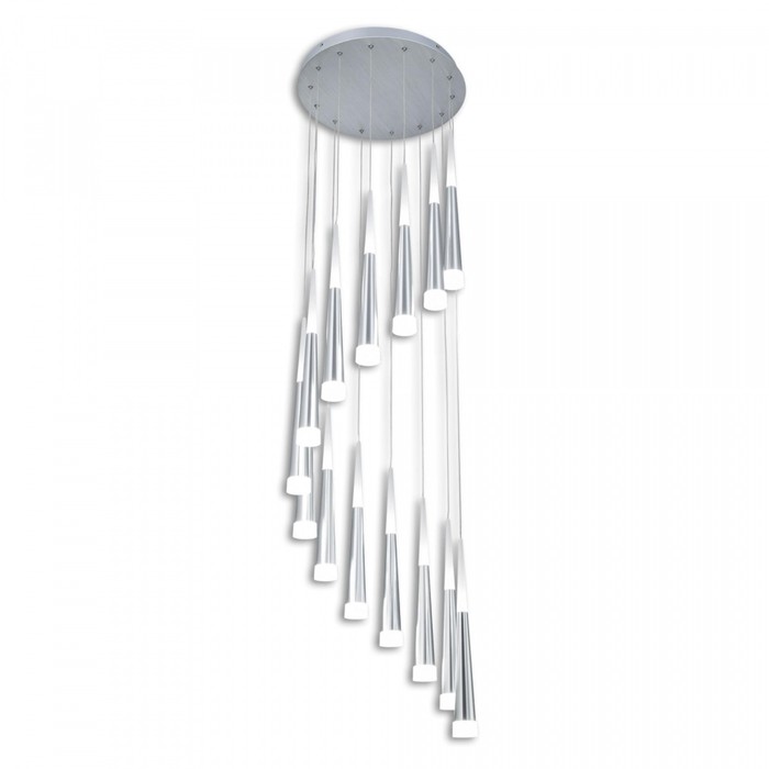 

Светильник подвесной Citilux «Вегас» CL227140, 45х45х50 см, 14х7Вт, LED, цвет серый