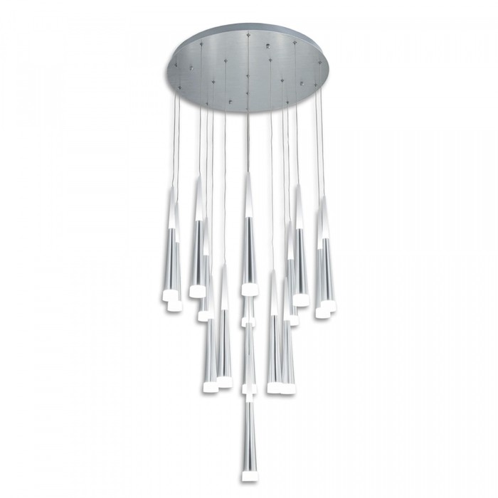 Светильник подвесной Citilux «Вегас» CL227160, 66х66х50 см, 16х7Вт, LED, цвет серый