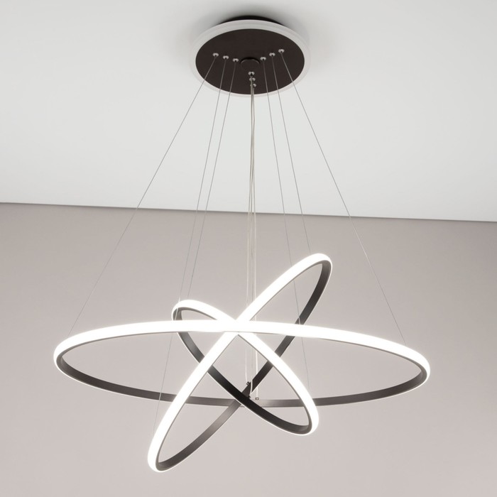 

Люстра подвесная Citilux «Неон Смарт» CL731A095E 80х80х120 см, 3х36.67Вт, LED, цвет коричневый