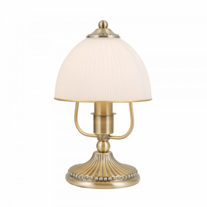 Лампа настольная декоративная Citilux «Адриана» CL405813 15х15х25 см, 1х60Вт, E14, цвет коричневый