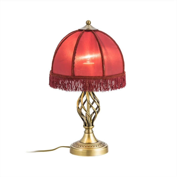 Лампа настольная декоративная Citilux «Базель» CL407803 26,5х26,5х43,5 см, 1х20Вт, E27, цвет коричневый
