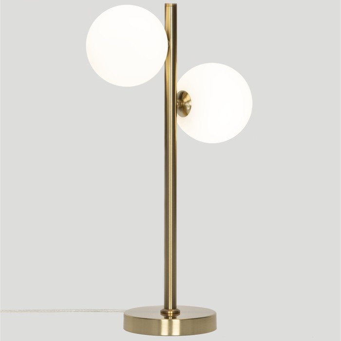 Лампа настольная декоративная Citilux «Рунд» CL205820N 28х49 см, 2х4.5Вт, G9, цвет коричневый
