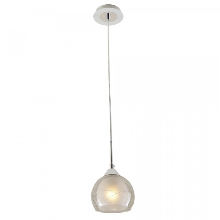 Светильник подвесной Citilux «Буги» CL157111, 15х15х45 см, 1х75Вт, E27, цвет серый