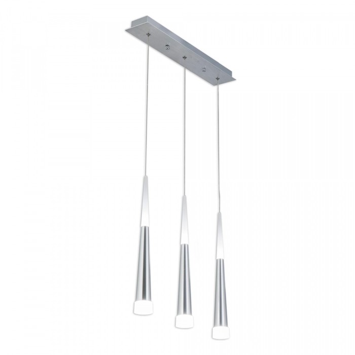 Светильник подвесной Citilux «Вегас» CL227030, 55х9х50 см, 3х7Вт, LED, цвет серый