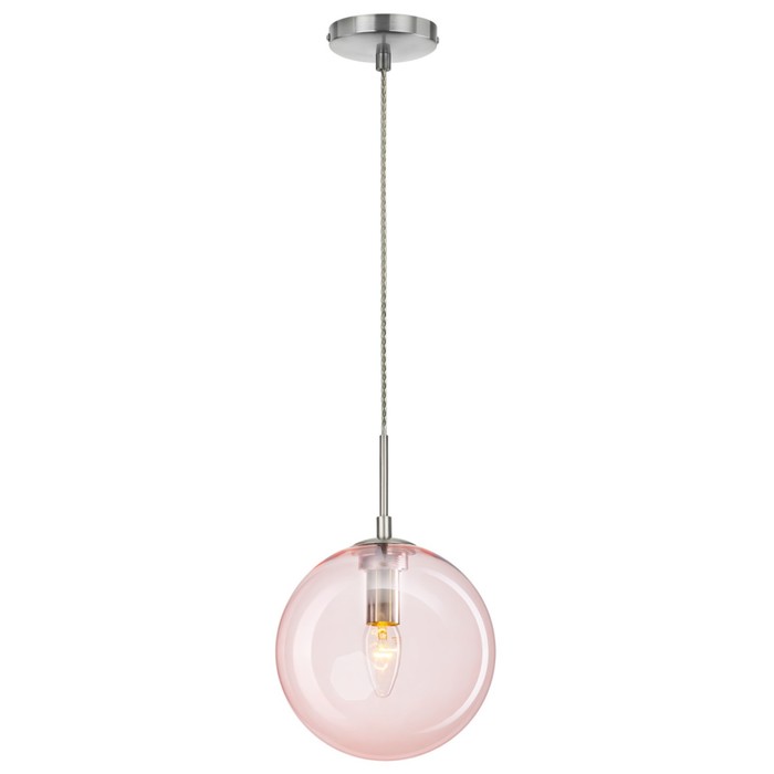 Светильник подвесной Citilux «Томми» CL102625, 20х20х34 см, 1х40Вт, E14, цвет серый