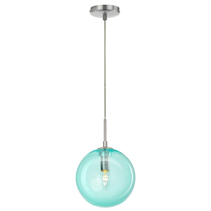 Светильник подвесной Citilux «Томми» CL102627, 20х20х34 см, 1х40Вт, E14, цвет серый