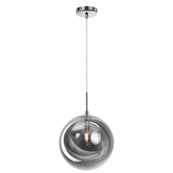 Светильник подвесной Citilux «Томми» CL102630, 25х25х39 см, 1х40Вт, E14, цвет серый