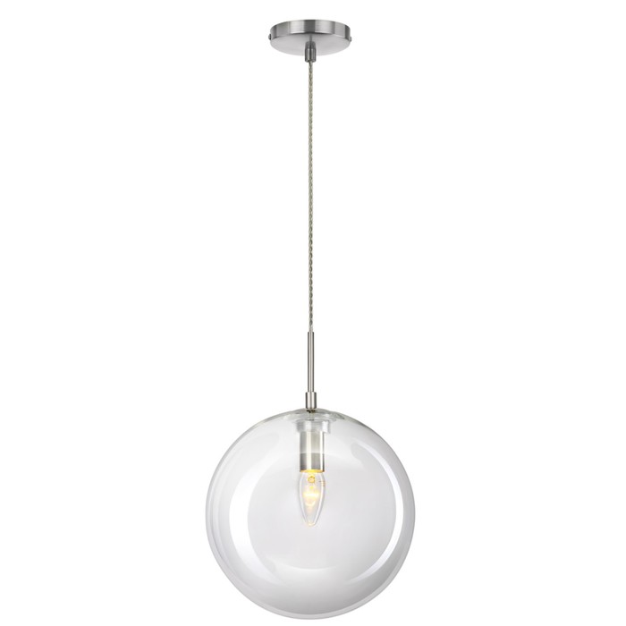 Светильник подвесной Citilux «Томми» CL102631, 25х25х38 см, 1х40Вт, E14, цвет серый
