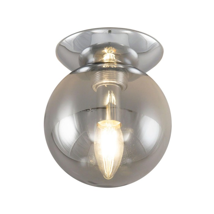 Светильник накладной Citilux «Томми» CL102510, 15х15 см, 1х40Вт, E14, цвет серый