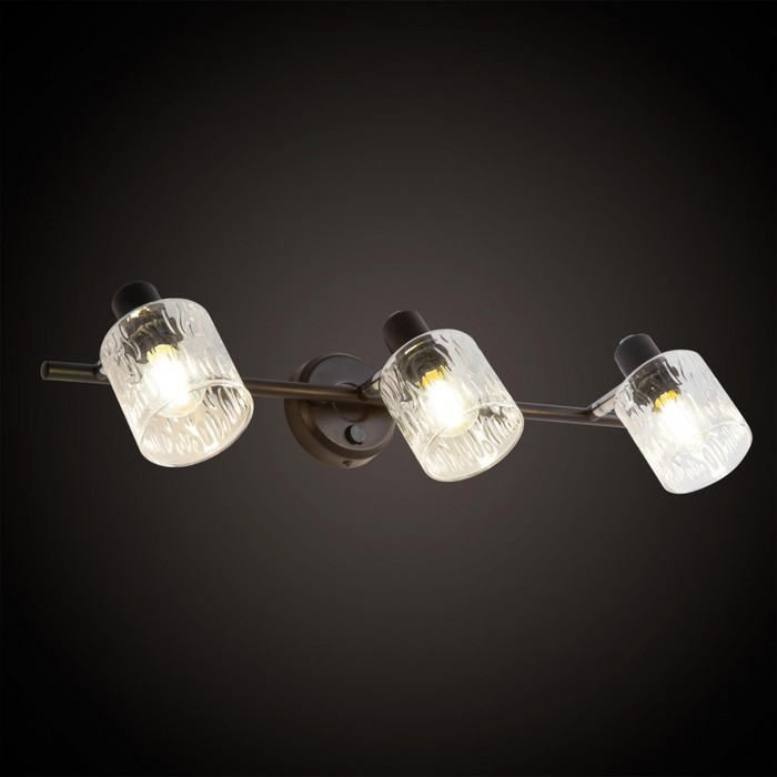 

Бра Citilux «Артик» CL510535, 57х15 см, 3х40Вт, E14, цвет коричневый