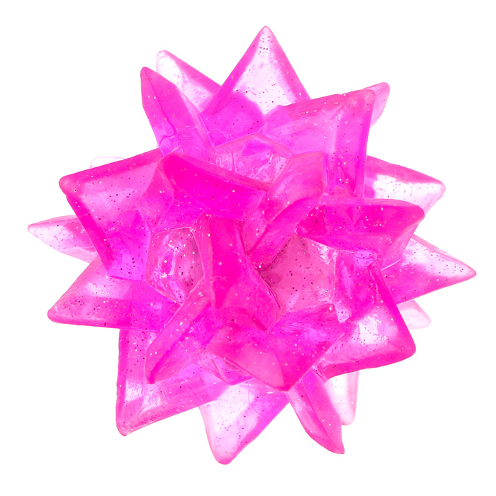Мяч световой «Кристал», цвета МИКС мяч каучук шарики световой цвета микс