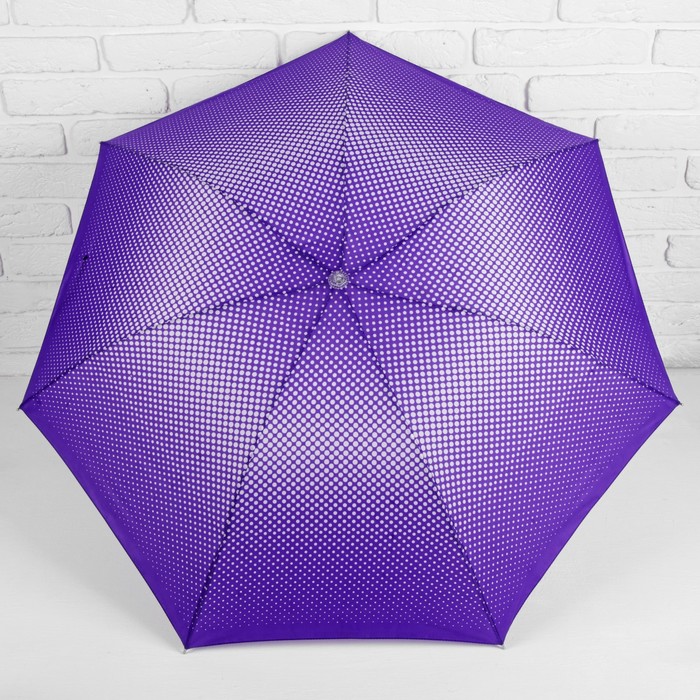 Зонт механический "Горошек", R=48см, цвет МИКС