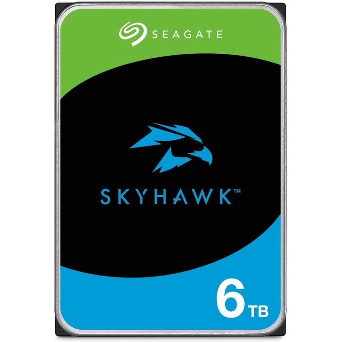 Жесткий диск Seagate SATA-III 6TB ST6000VX009 Surveillance Skyhawk (5400rpm) 256Mb 3.5 цена и фото