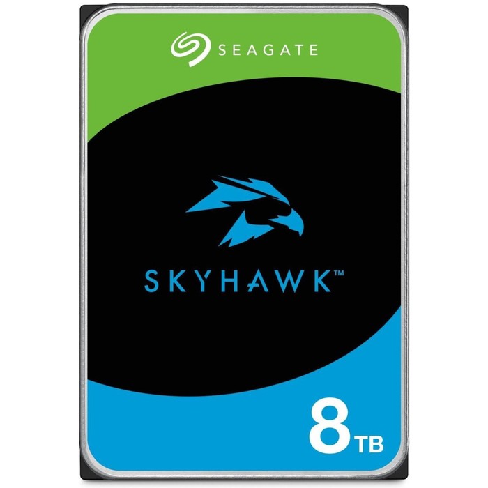 Жесткий диск Seagate SATA-III 8TB ST8000VX010 Video Skyhawk (7200rpm) 256Mb 3.5 жесткий диск seagate skyhawk st10000vx0004 sata iii 10tb 7200rpm 256mb 3 5