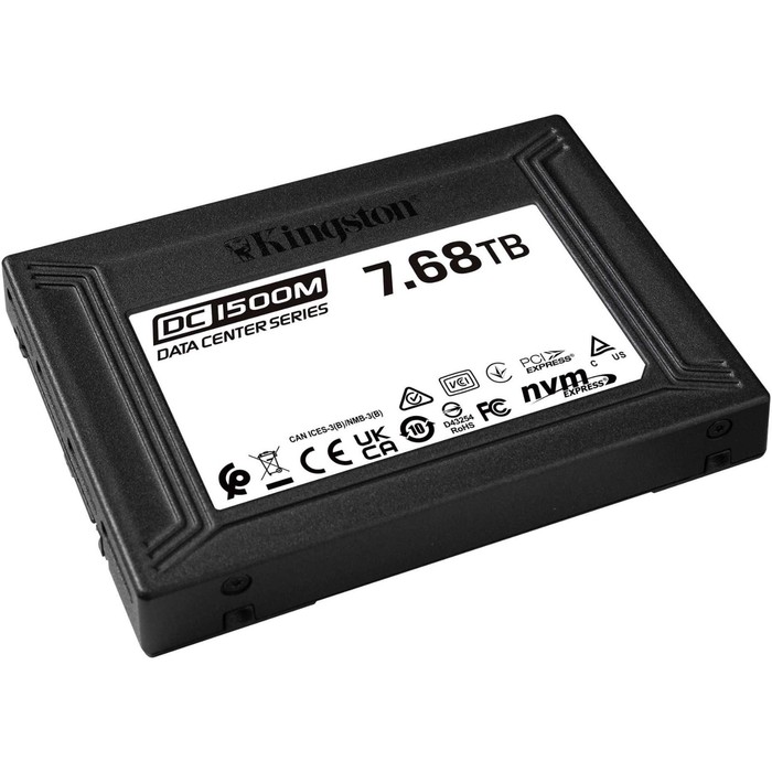 

Накопитель SSD Kingston PCIe 3.0 x4 7.68TB SEDC1500M/7680G DC1500M 2.5" 1.6 DWPD