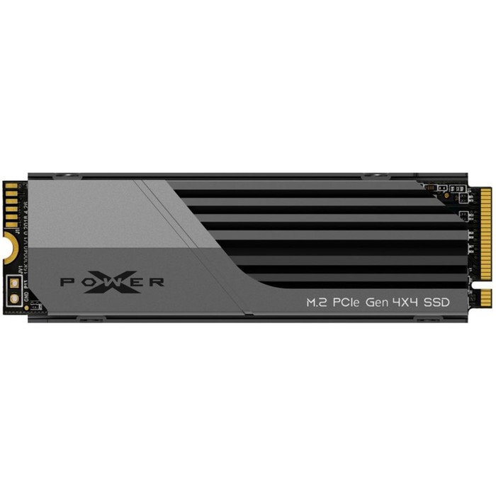 цена Накопитель SSD Silicon Power PCIe 4.0 x4 2TB SP02KGBP44XS7005 XS70 M.2 2280