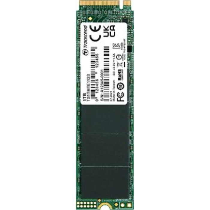 цена Накопитель SSD Transcend PCIe 3.0 x4 1TB TS1TMTE110S M.2 2280 0.2 DWPD