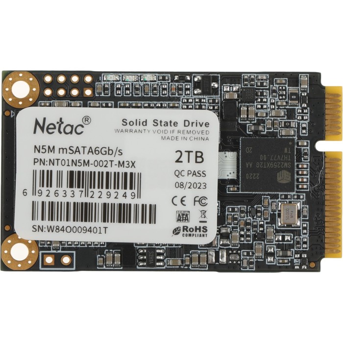 Накопитель SSD Netac mSATA 2TB NT01N5M-002T-M3X N5M mSATA