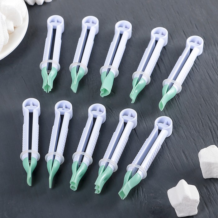 Набор для моделирования кондитерских украшений, 10 шт