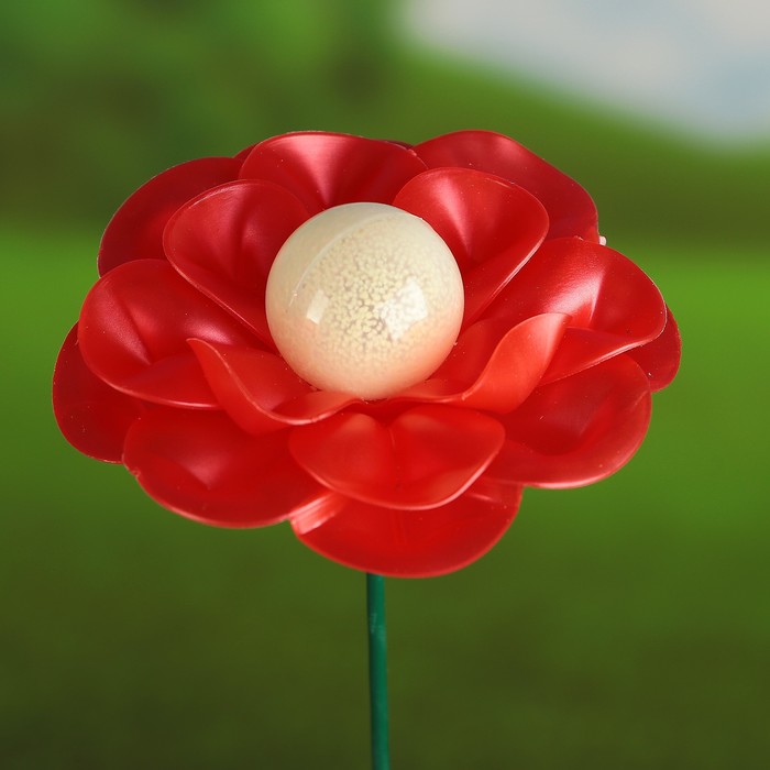 Декоративный штекер, светящийся в темноте "Пион" микс