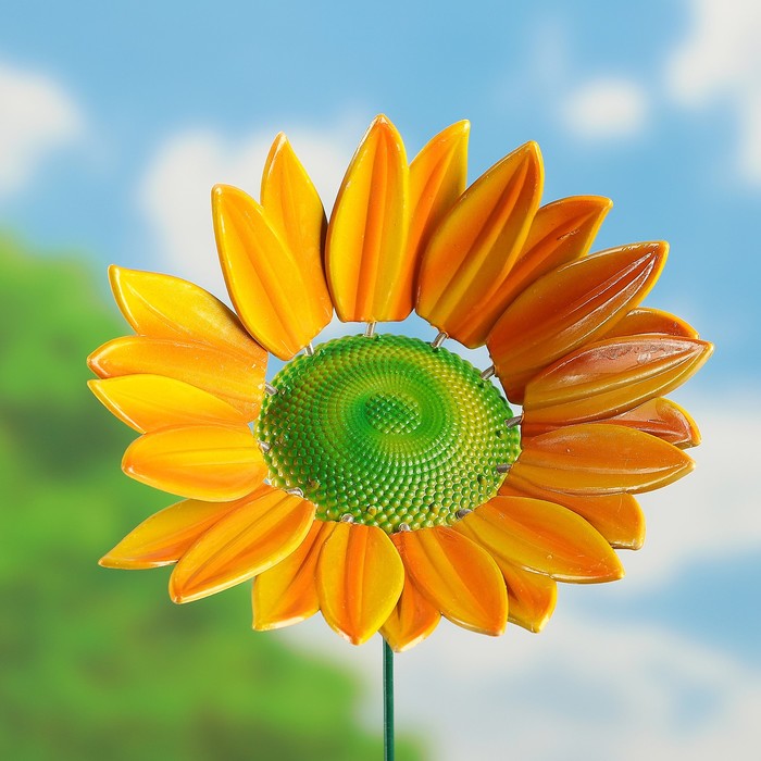 Декоративный штекер "Подсолнух" микс