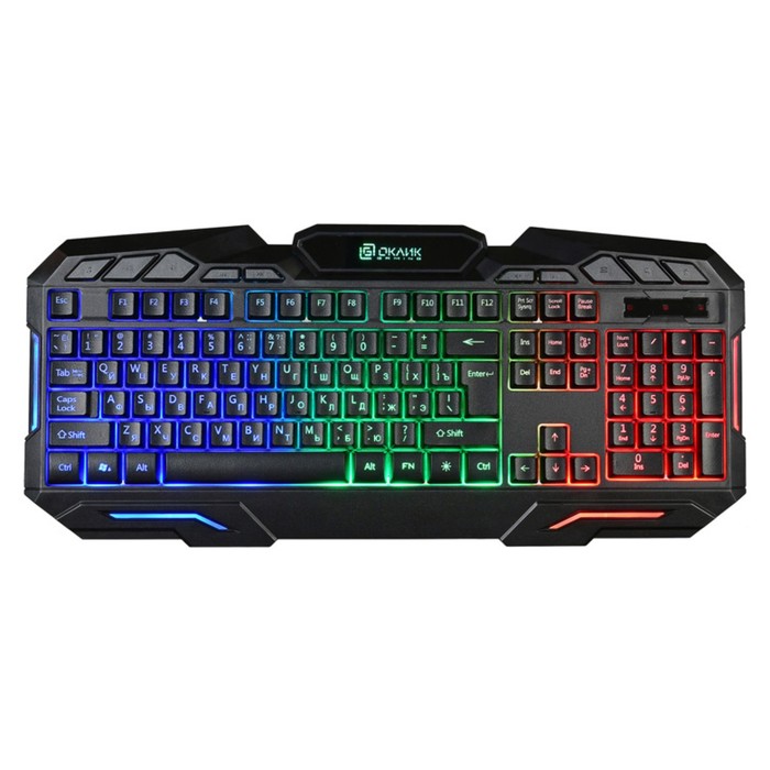 

Клавиатура Оклик 700G Dynasty черный USB Multimedia for gamer LED