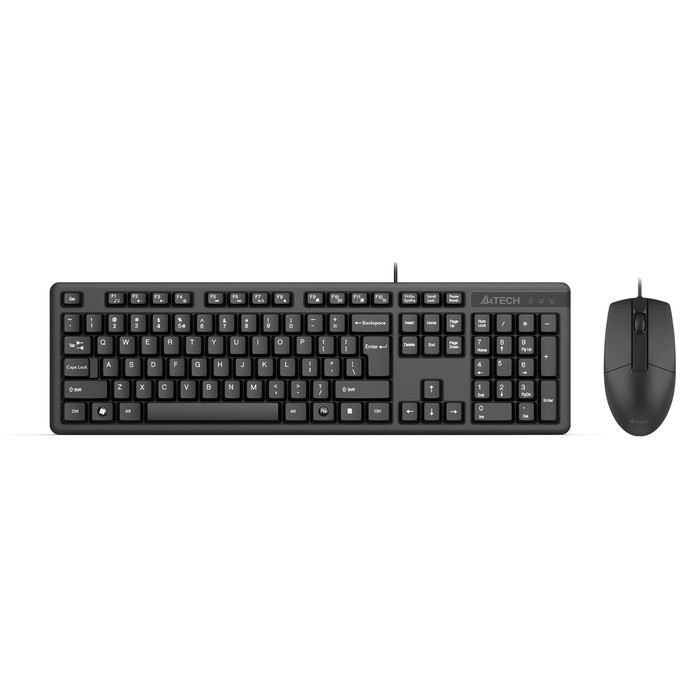 Клавиатура + мышь A4Tech KK-3330 клав:черный мышь:черный USB (KK-3330 USB (BLACK)) клавиатура мышь a4tech kk 3330 black