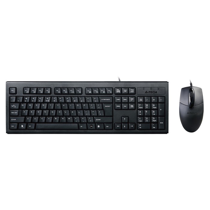 Клавиатура + мышь A4Tech KRS-8372 клав:черный мышь:черный USB комплект клавиатура мышь проводная a4tech krs 8372