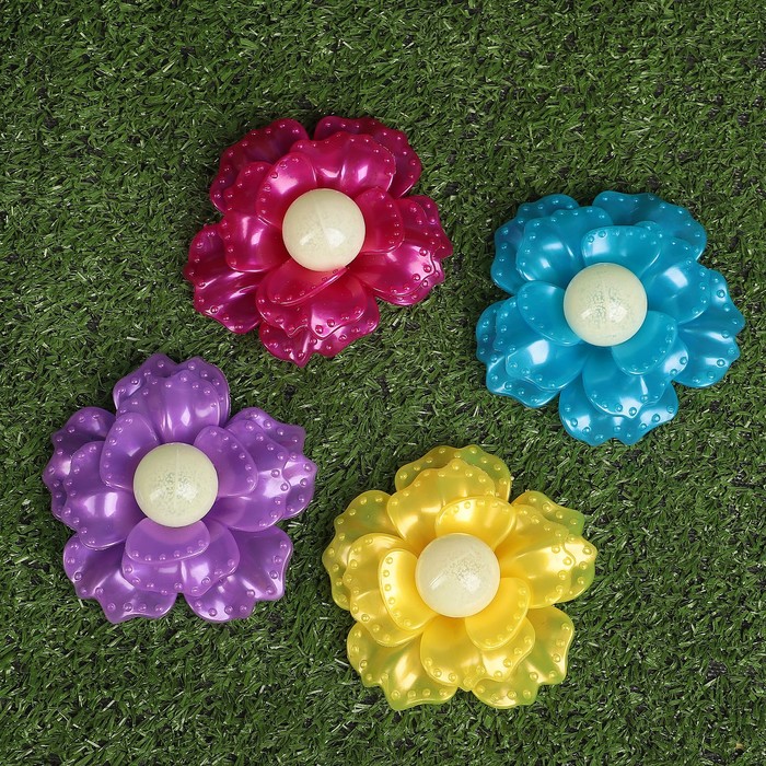 Декоративный штекер, светящийся в темноте "Роза" микс