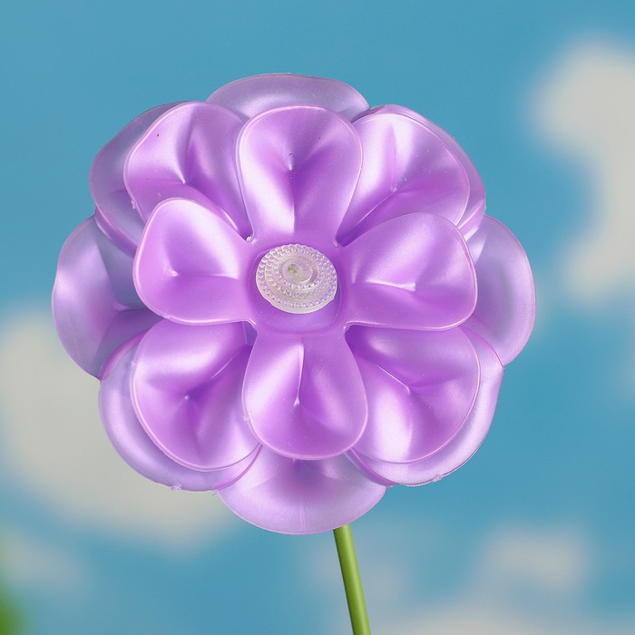 Декоративный штекер на солнечной батарее «Лютик», микс