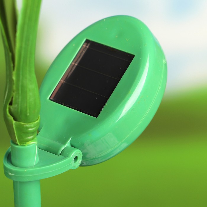 Декоративный штекер на солнечной батарее «Лютик», микс