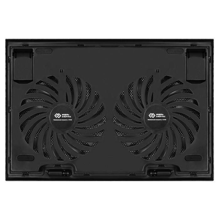 фото Подставка для ноутбука digma d-ncp170-2 17"390x270x27мм 20дб 2xusb 2x 150ммfan 600г черный 1029472