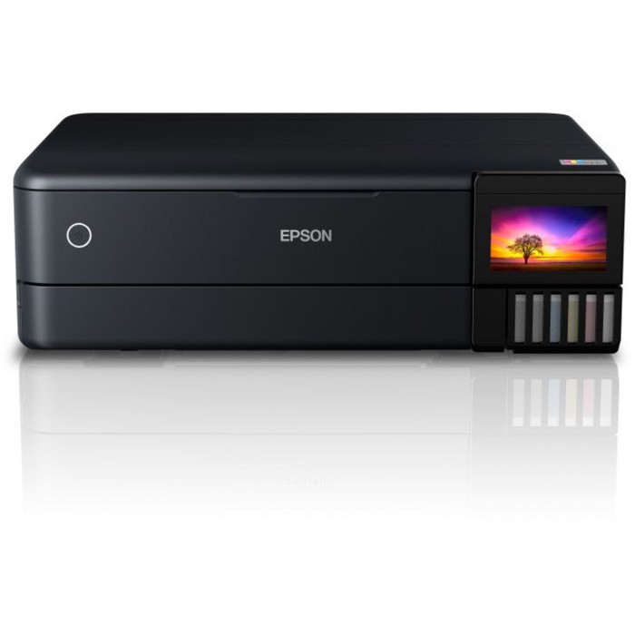 МФУ струйный Epson L8180 (C11CJ21403/402) A3 Duplex Net WiFi черный мфу epson l3250 а4 струйный usb wifi