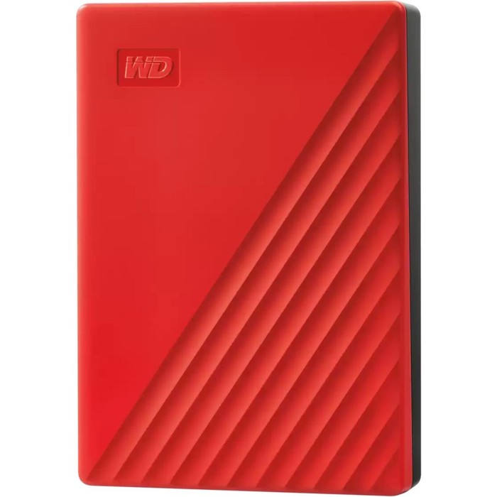 Жесткий диск WD USB 3.0 5TB WDBPKJ0050BRD-WESN My Passport 2.5 красный жесткий диск wd original usb c 1tb wdbc3c0010bsl wesn my passport ultra 2 5 серебристый