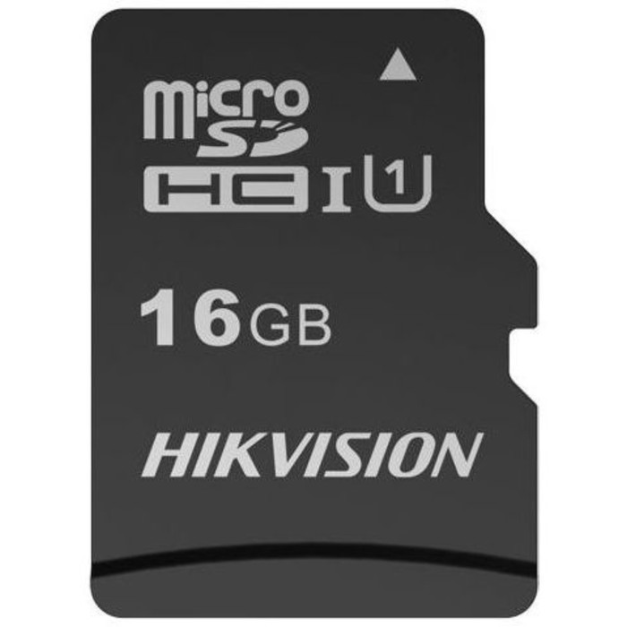 Карта памяти microSDHC Hikvision 16GB HS-TF-C1(STD)/16G/Adapter + adapter флеш карта microsdhc 16gb class10 hikvision hs tf c1 std 16g adapter adapter