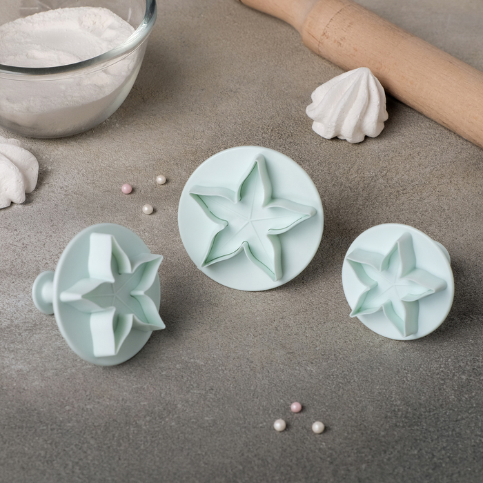 Набор плунжеров кондитерских "Нарцисс", 3 шт