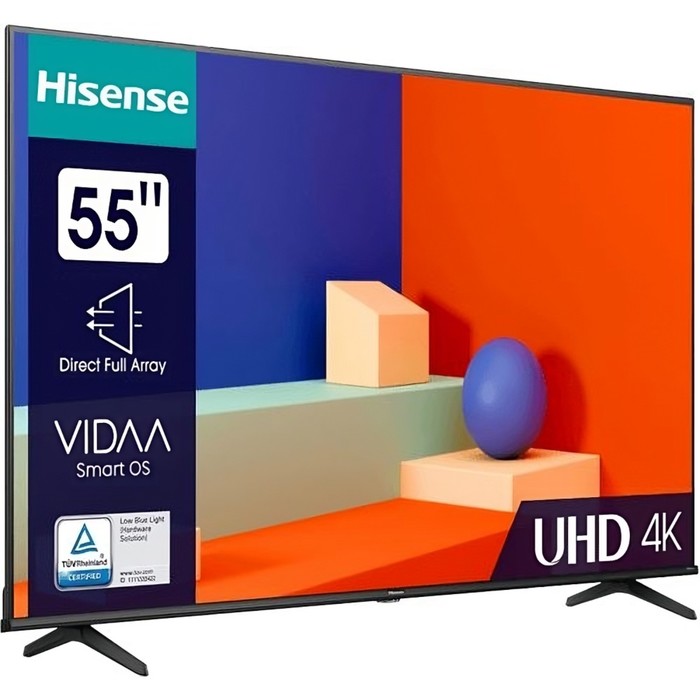 фото Телевизор led hisense 55" 55a6k черный 4k ultra hd 60hz dvb-t dvb-t2 dvb-c dvb-s dvb-s2 usb 102953