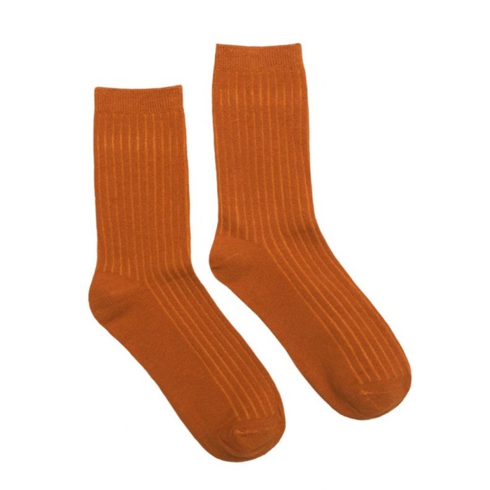 Носки детские, размер 18-20, цвет оранжевый