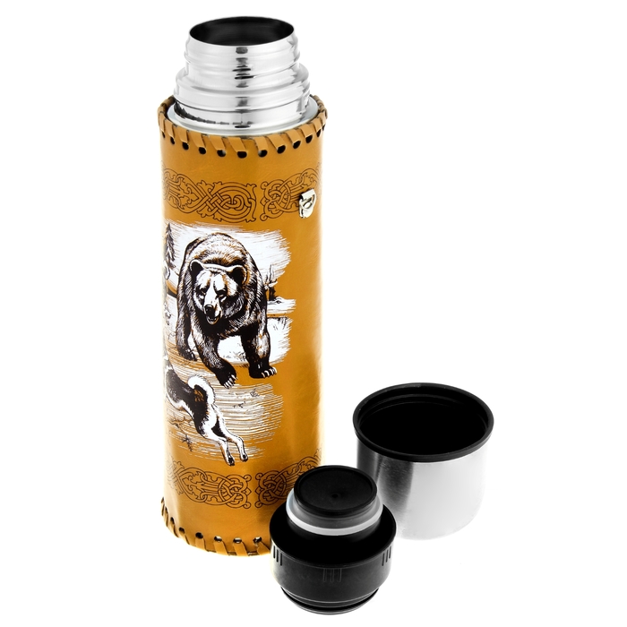 Термос "Охота на медведя" 750 мл