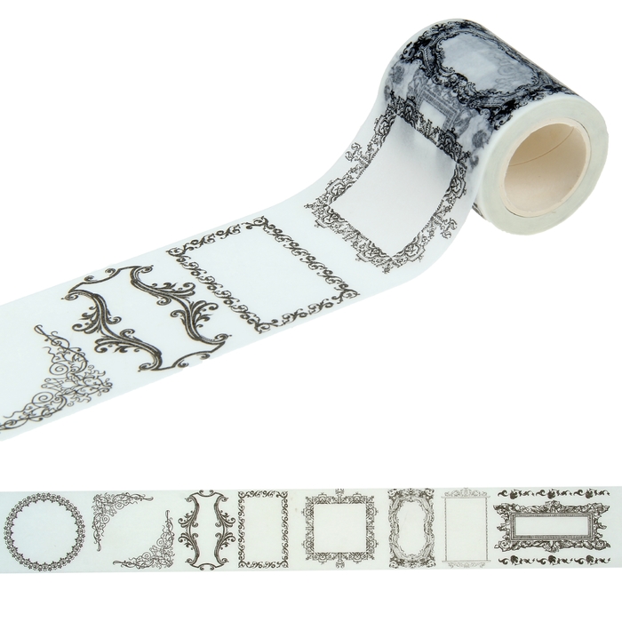 Клейкая лента декоративная "Рамки"