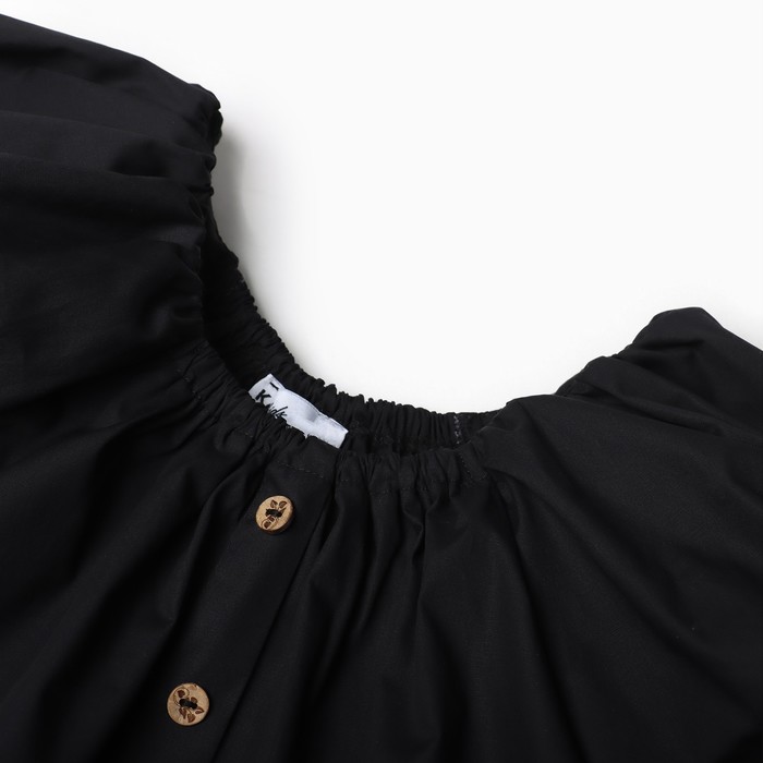 фото Платье детское kaftan "cute", размер 32 (110-116см), черный