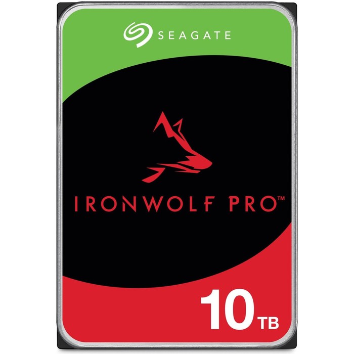 Жесткий диск Seagate SATA-III 10TB ST10000NT001 NAS Ironwolf Pro 512E (7200rpm) 256Mb 3.5 1029335 жесткий диск seagate ironwolf st6000vn001 sata iii 6tb 7200rpm 256mb 3 5
