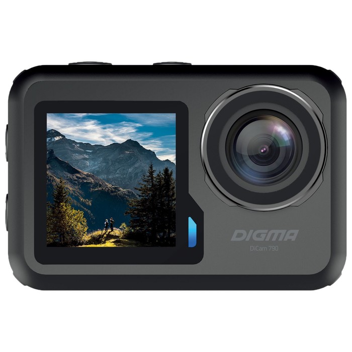 Экшн-камера Digma DiCam 790 1xCMOS 12Mpix черный цена и фото