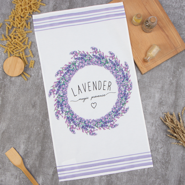 

Полотенце "Этель" Lavander 40х73 см, 100% хл, саржа 190 г/м2