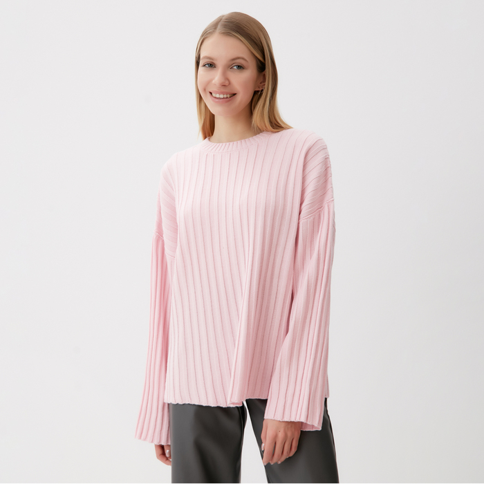 

Джемпер вязаный женский MINAKU:Knitwear collection цвет розовый, р-р 50-52