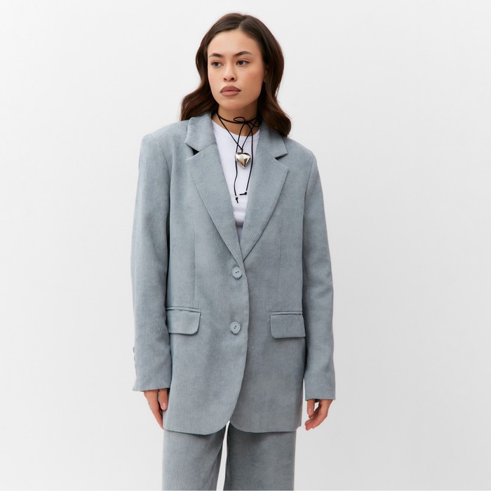 

Пиджак женский MIST Velvet,р. L-XL серый
