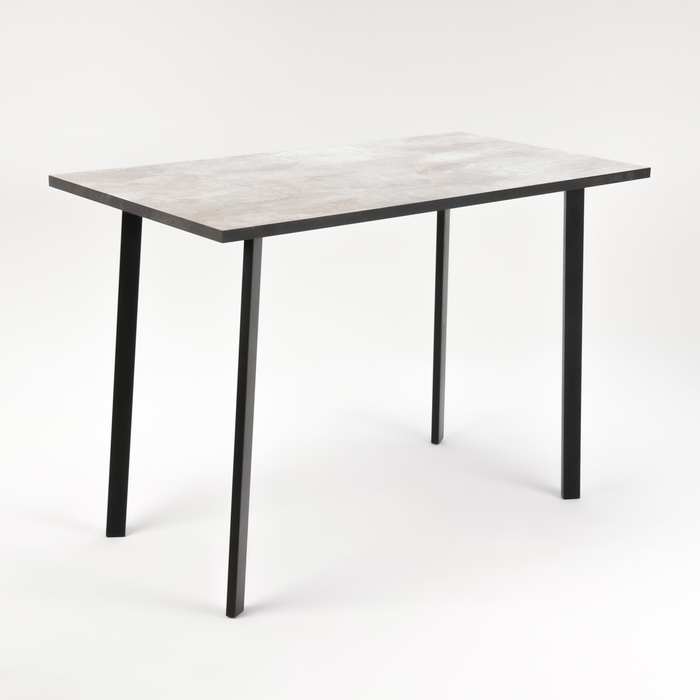 Стол обеденный МОДЕРН LAKSI, 1104x594x756, чёрный /цемент стол обеденный модерн